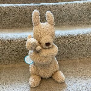 Jellycat Huddles Kangaroo Stuffed Animal New With Tags